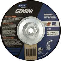 Gemini&reg; Saucer Wheel, 7" x 1/4", 5/8"-11 Arbor, Aluminum Oxide, Type 28 Ontario Safety Products
