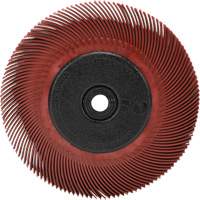 RADIAL BRISTLE BRUSH T-C6" With  ADAPTOR 220, Ceramic, 220 Grit, 6" Dia. NS904 | Ontario Safety Product