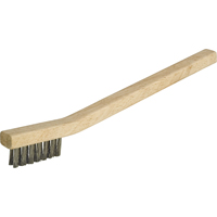 Small Cleaning Industrial-Duty Scratch Brush, Stainless Steel, 3 x 7 Wire Rows, 7-3/4" Long NT615 | Ontario Safety Product