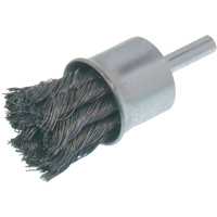 Economy Knot Wire End Brush, 1" Dia., 0.014 Wire Dia., 1/4" Shank NU114 | Ontario Safety Product