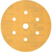 Hookit Dust-Free Sanding Disc, 6" Dia., P180 Grit, Aluminum Oxide, C-Weight Ontario Safety Products