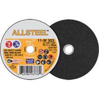 AllSteel Mini Cut-Off Wheel, 3" x 1/32", 3/8" Arbor, Type 1, Aluminum Oxide, 25470 RPM Ontario Safety Products