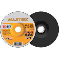 AllSteel Grinding Wheel, 5" x 1/8", 7/8" Arbor, Aluminum Oxide, Type 27 Ontario Safety Products
