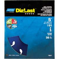 Dialast RightCut Cut-Off Wheel, 5" x 0.05", 7/8" Arbor, Type 01/41, Diamond, 12225 RPM Ontario Safety Products