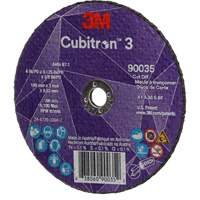 Cubitron 3 Cut-Off Wheel, 4" x 1/8", 3/8" Arbor, Type T1, Ceramic, 21000 RPM Ontario Safety Products