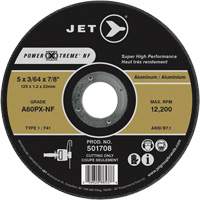 Power-Xtreme A60PX-NF Cut-Off Wheel, 4-1/2" x 3/64", 7/8" Arbor, Type 1, 13300 RPM NY632 | Ontario Safety Product