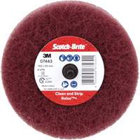 Scotch-Brite Roloc Plus General Purpose Scuffing Wheel, 4" Dia. Ontario Safety Products