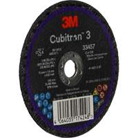 Cubitron 3 Cut-Off Wheel, 3" x 0.063", 3/8" Arbor, Ceramic Ontario Safety Products