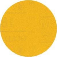 Hookit Gold Abrasive Disc, 09213, 3" Dia., 180 Grit, Aluminum Oxide, C-Weight Ontario Safety Products
