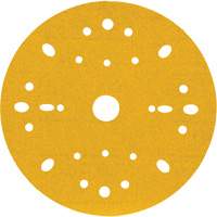 Hookit Gold Abrasive Disc, 6" Dia., 180 Grit, Aluminum Oxide, C-Weight Ontario Safety Products