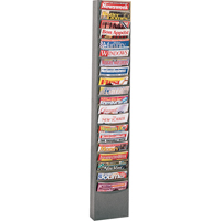 Pr&eacute;sentoirs, Stationnaire, 20 fentes, Acier, 13-1/8" la x 4-1/8" p x 58-1/2" h Ontario Safety Products