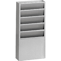 Pr&eacute;sentoirs, Stationnaire, 5 fentes, Acier, 9-3/4" la x 4-1/8" p x 21" h Ontario Safety Products