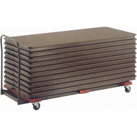 Flat Stacking Table Caddies, 97.5" W x 31.25" D x 36.25" H OG341 | Ontario Safety Product