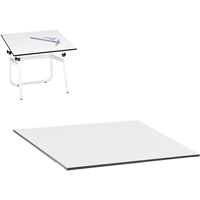 Dessus pour table &agrave; dessin r&eacute;glable Vista, 48" la x 3/4" h, Blanc Ontario Safety Products