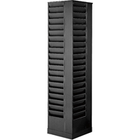 Pr&eacute;sentoirs, Rotatif, 92 fentes, Acier, 14-1/8" la x 14-1/8" p x 66" h Ontario Safety Products