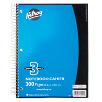 3 Subject Spiral Notebook OD477 | Ontario Safety Product
