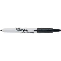 Retractable Permanent Marker, Fine, Black OG118 | Ontario Safety Product