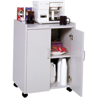 Mobile Refreshment Centre, 23" x 31" x 18", 200 lbs. Capacity OK018 | Ontario Safety Product