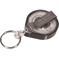 Retractable Mini-Bak<sup>®</sup> Key Rings, Plastic, 36" Cable, Belt Clip Attachment ON546 | Ontario Safety Product