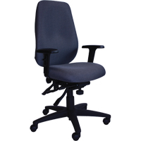 Chaises ergonomiques de s&eacute;rie petite Cierra, Tissu, Gris, Capacit&eacute; 300 lb Ontario Safety Products