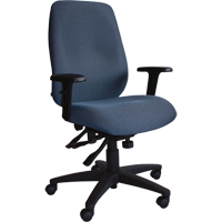 Chaises ergonomiques Cierra , Tissu, Bleu, Capacit&eacute; 250 lb Ontario Safety Products