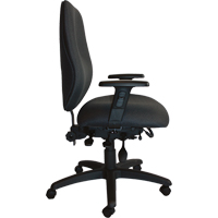 Chaises ergonomiques robustes Cierra , Tissu, Noir, Capacit&eacute; 400 lb Ontario Safety Products