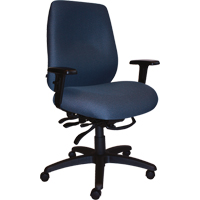 Cierra Heavy Duty Ergonomic Chairs, Fabric, Blue, 400 lbs. Capacity Ontario Safety Products