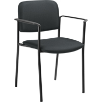 Chaises empilables, Tissu, Hauteur 32", Capacit&eacute; 300 lb, Charbon Ontario Safety Products