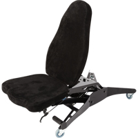 FLEX 3 Welding Grade Ergonomic Chairs, Suede, Black, 300 lbs. Capacity OP455 | Ontario Safety Product