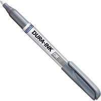 Dura-Ink&reg; #15 Permanent Marker, Silver, Fine Tip Ontario Safety Products