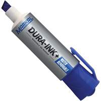 Dura-Ink&reg; WashAway Ink Marker, Blue, Chisel Tip Ontario Safety Products