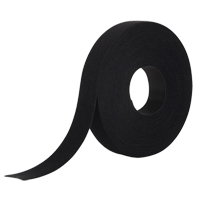 One-Wrap&reg; Fastener Tape, Hook & Loop, 25 yds x 1", Self-Grip, Black Ontario Safety Products