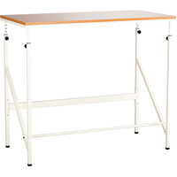 Elevate™ Adjustable Desk, Stand-Alone Desk, 50" H x 48" W x 24" D, Brown OP660 | Ontario Safety Product