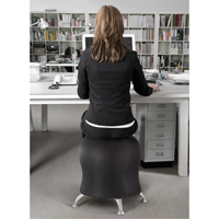 Zenergy™ Ball Chair, Vinyl, Black, 250 lbs. Capacity OP696 | Ontario Safety Product