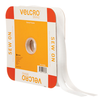 Fastener Tape, Hook & Loop, 30' x 3/4", Sew-On, White OP785 | Ontario Safety Product