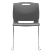 Chair, Plastic, 32-1/2" High, 300 lbs. Capacity, Grey OP935 | Ontario Safety Product