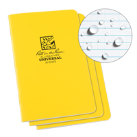 Carnet tout temps, Couverture souple, Jaune, 48 Pages, 4-5/8" , 7"  Ontario Safety Products