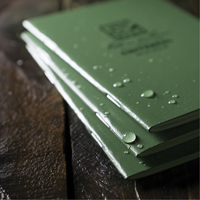 Mini Notebook, Soft Cover, Green, 24 Pages, 3-1/4" W x 4-5/8" L OQ379 | Ontario Safety Product