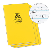 Carnet de notes, Couverture souple, Jaune, 48 Pages, 4-5/8" , 7"  OQ542 | Ontario Safety Product