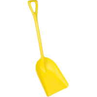 Food Processing Shovel, 13" x 17" Blade, 42-1/2" Length, Plastic, Yellow OQ649 | Ontario Safety Product