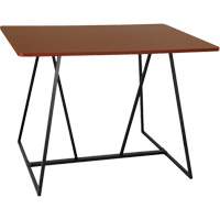 Oasis™ Standing Teaming Table, 48" L x 60" W x 42" H, Cherry OQ703 | Ontario Safety Product