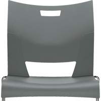 Duet™ Armless Training Chair, Plastic, 33-1/4" High, 350 lbs. Capacity, Grey OQ780 | Ontario Safety Product