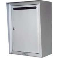 Collection Box, Wall -Mounted, 16-3/16" x 6-3/8", Aluminum OR349 | Ontario Safety Product