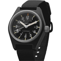 Montre au quartz d'usage g&eacute;n&eacute;ral avec MaraGlo, Analogique, &agrave; piles, 0,6" la x 1,3" p x 0,4" h, Noir Ontario Safety Products