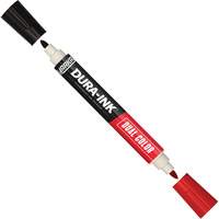 Markal&reg; Dura-Ink&reg; Dual Colour Permanent Ink Marker, Black/Red, Bullet Tip Ontario Safety Products