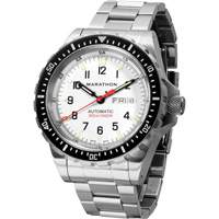 Tr&egrave;s grande montre automatique &eacute;dition arctique avec jour/date avec bracelet en acier inoxydable, Num&eacute;rique, &agrave; piles, 46 mm, Argent Ontario Safety Products
