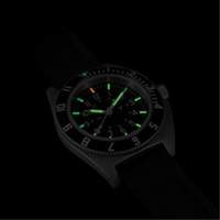 Montre Steel Navigator sur ensemble bracelet en caoutchouc noir de trois morceaux, Num&eacute;rique, &agrave; piles, 41 mm, Noir Ontario Safety Products