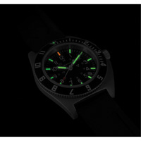 Montre Steel Navigator avec date sur ensemble bracelet en caoutchouc noir de trois morceaux, Num&eacute;rique, &agrave; piles, 41 mm, Noir Ontario Safety Products