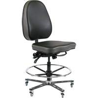 SF-190 Industrial Chair, Vinyl, Black OR510 | Ontario Safety Product