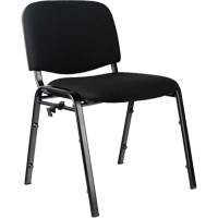 Chaises empilables, Tissu, Hauteur 32", Capacit&eacute; 250 lb, Noir Ontario Safety Products